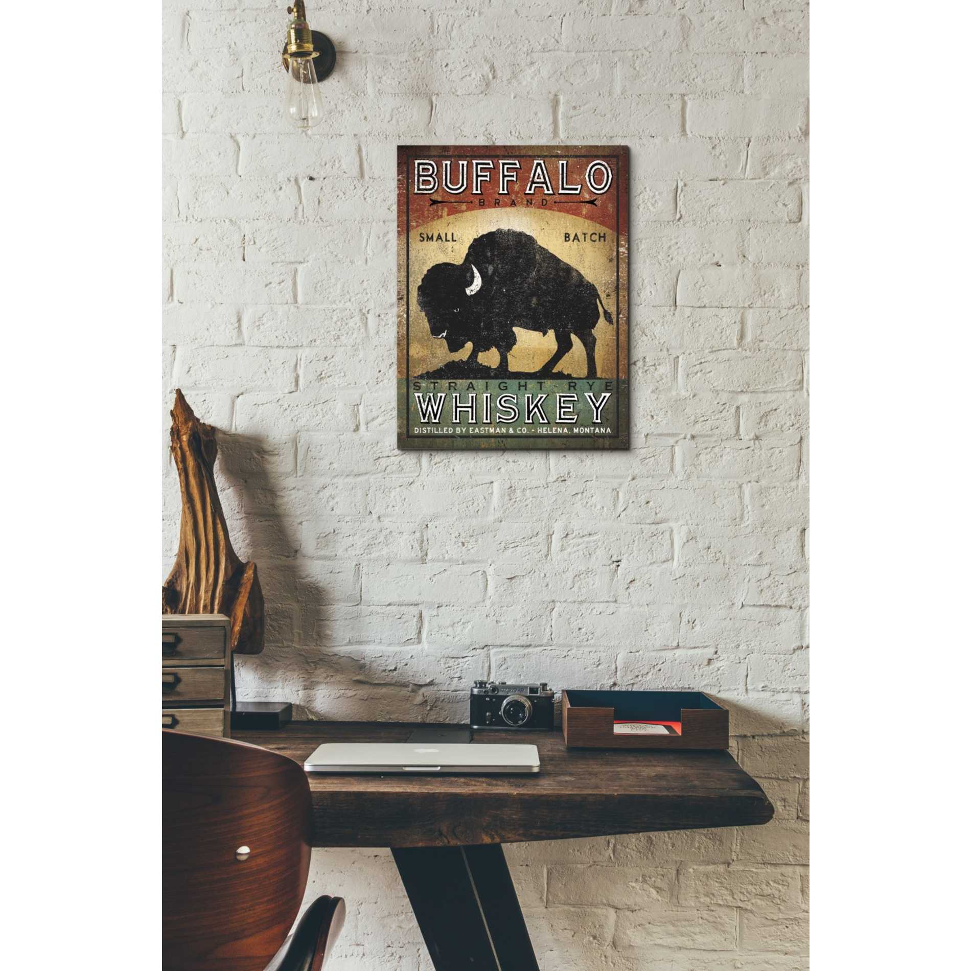 'Buffalo Whiskey' by Ryan Fowler, Canvas Wall Art,12 x 18