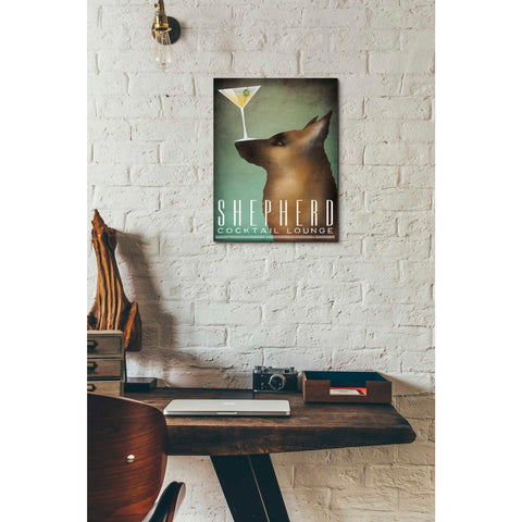 Image of 'Shepherd Martini' by Ryan Fowler, Canvas Wall Art,12 x 18