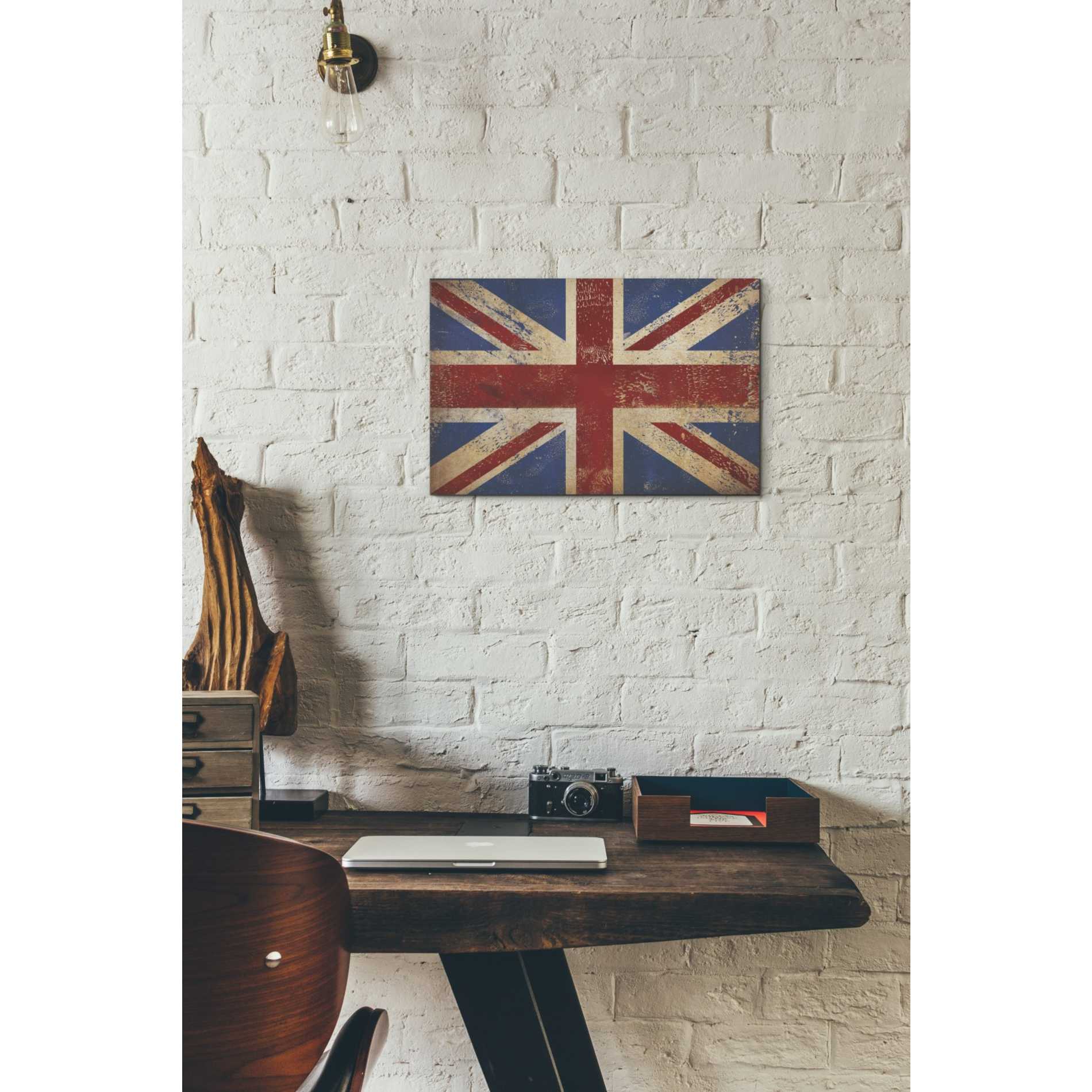 'Union Jack' by Ryan Fowler, Canvas Wall Art,12 x 18