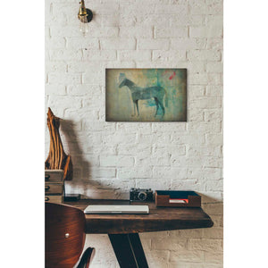 'Cheval Noir v3' by Ryan Fowler, Canvas Wall Art,12 x 18