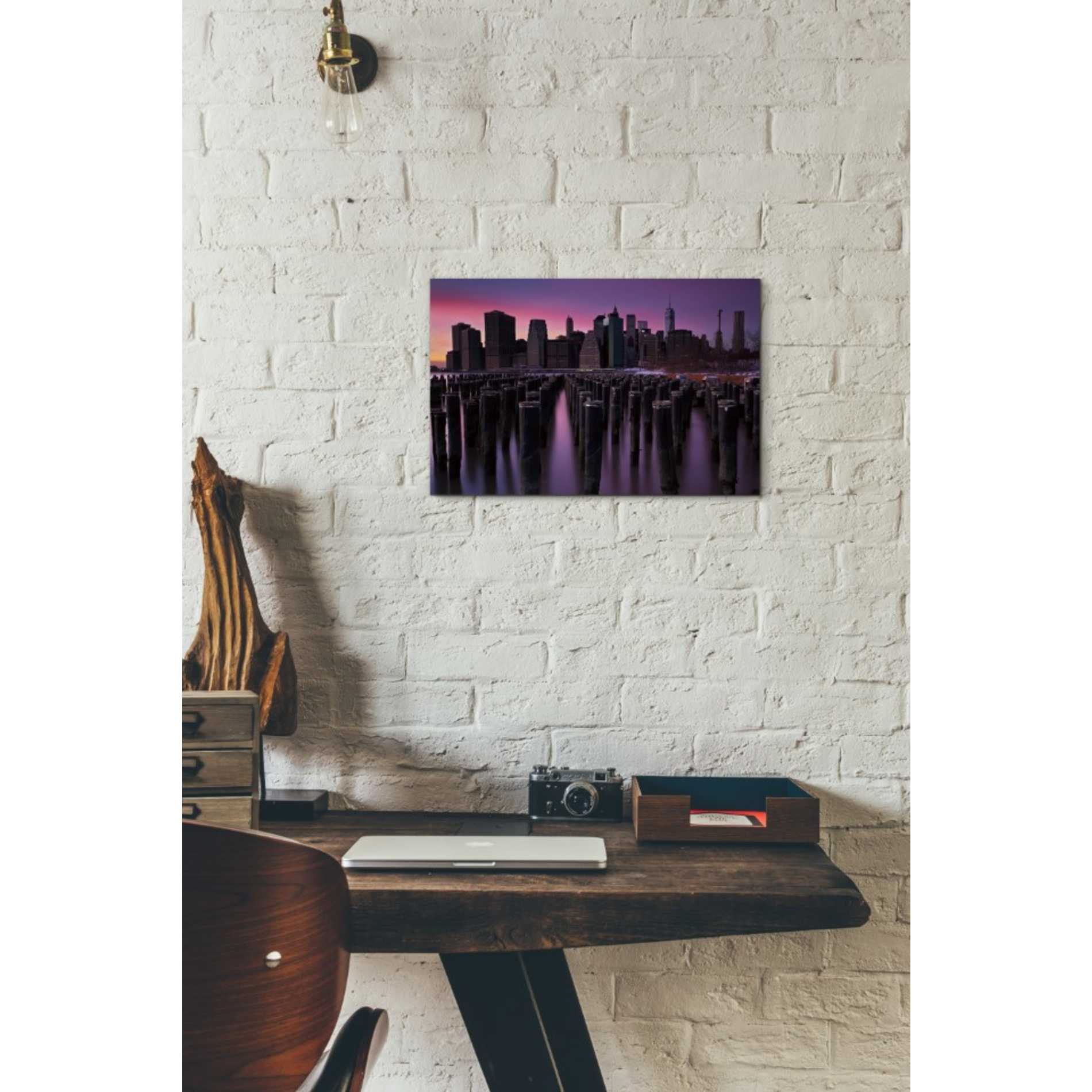 'Manhattan Glow' by Katherine Gendreau, Giclee Canvas Wall Art