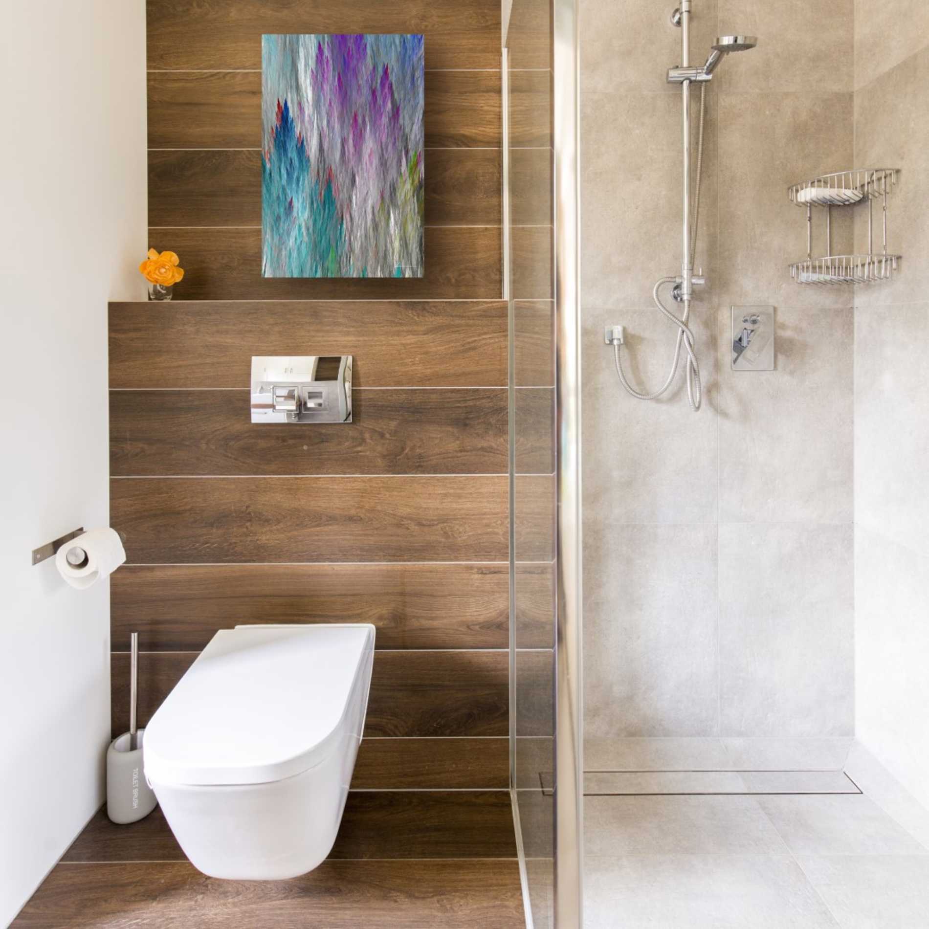 'Brush Panels I' by James Burghardt Giclee Canvas Wall Art