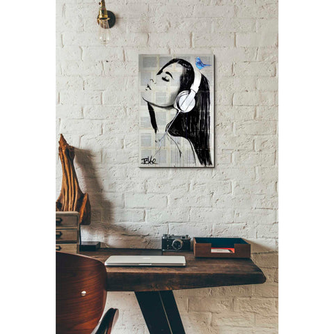 Image of 'Big Audio' by Loui Jover, Canvas Wall Art,12 x 18