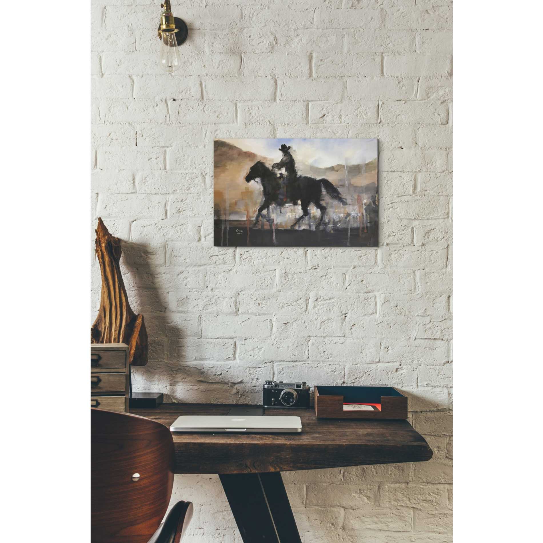 'The Chase' by Oscar Alvarez Pardo, Canvas Wall Art,18 x 12