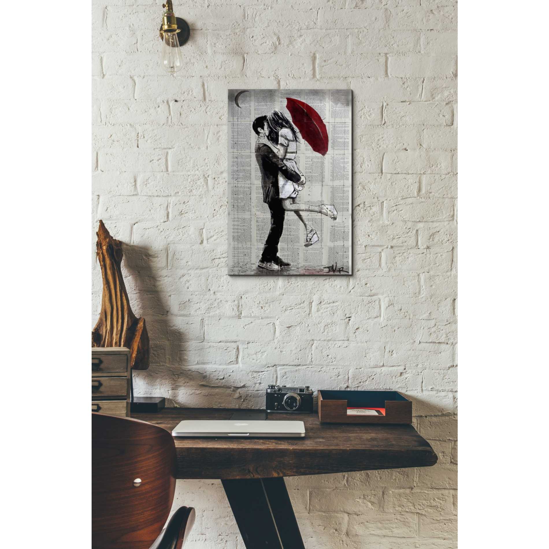 'Forever Romantics' by Loui Jover, Canvas Wall Art,12 x 18