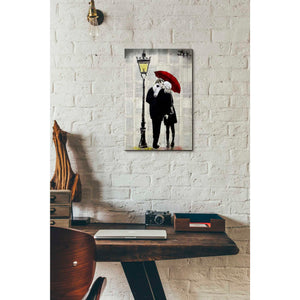 'Lamp Lovers' by Loui Jover, Canvas Wall Art,12 x 18