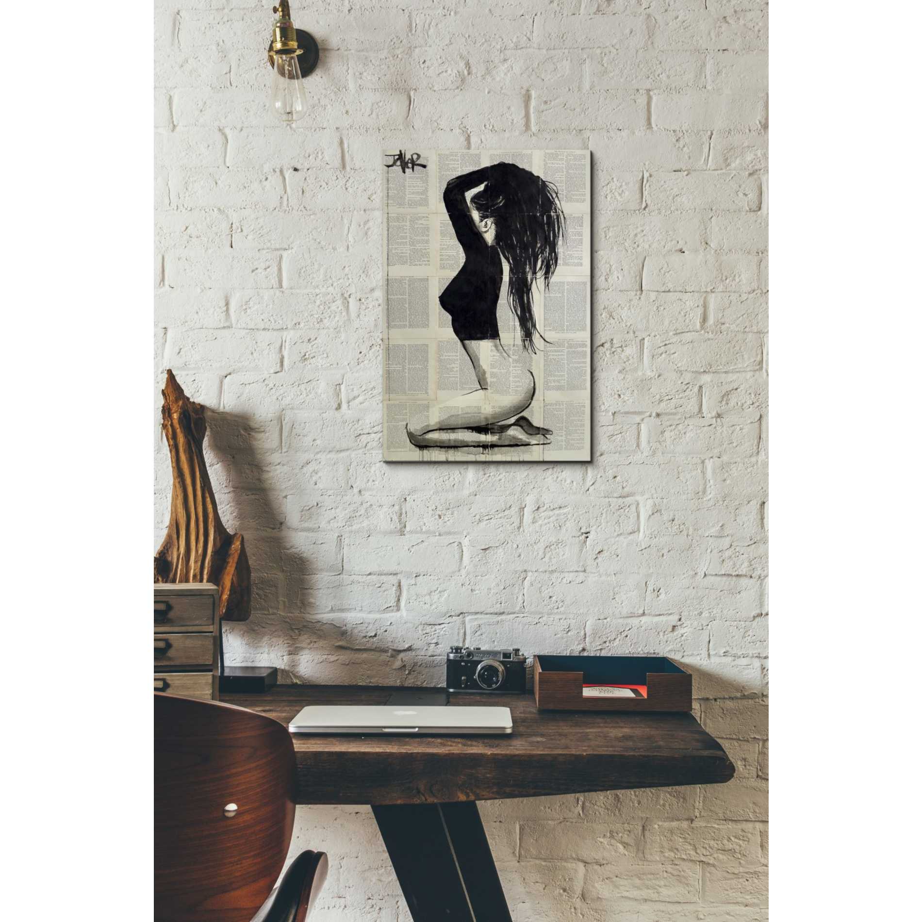 'The Black Top' by Loui Jover, Canvas Wall Art,12 x 18