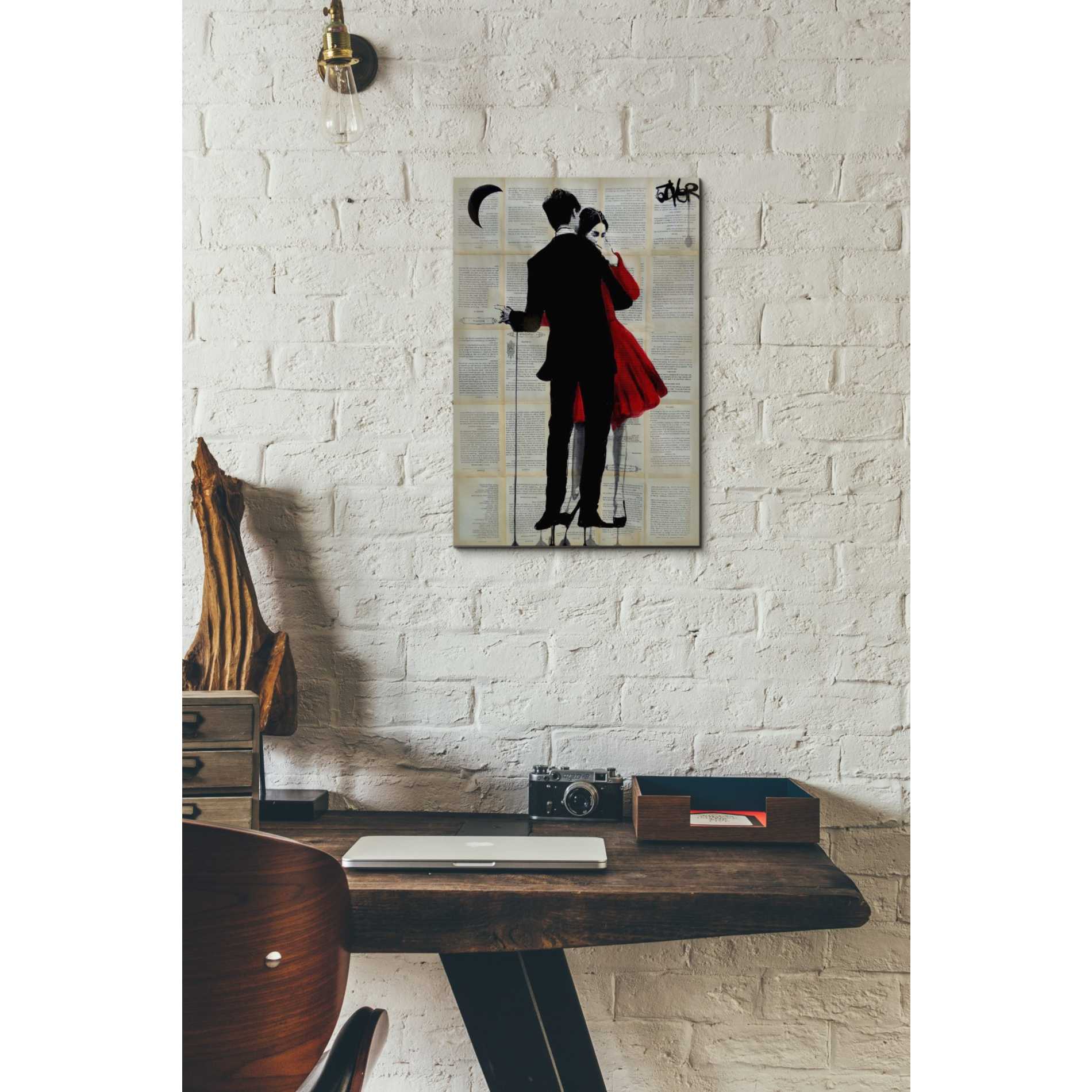 'True Romance' by Loui Jover, Canvas Wall Art,12 x 18