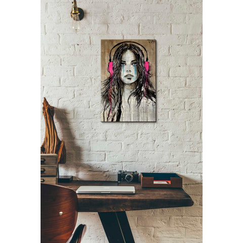 Image of 'Wired for Sound' by Loui Jover, Canvas Wall Art,12 x 18