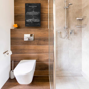 'Submarine Blueprint Patent Chalkboard' Canvas Wall Art,12 x 18