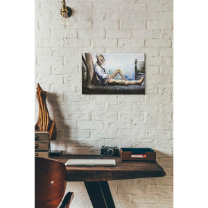 'Nap Time' by Oscar Alvarez Pardo, Canvas Wall Art,18 x 12
