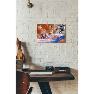 'Flowers Peacock' by Zigen Tanabe, Giclee Canvas Wall Art