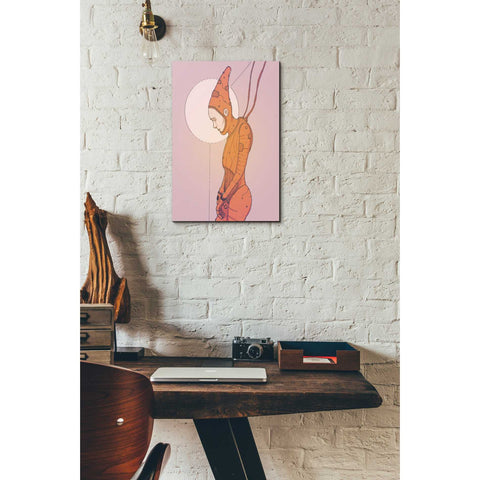 Image of 'Alpha Omega Orange' by Craig Snodgrass, Canvas Wall Art,12 x 18