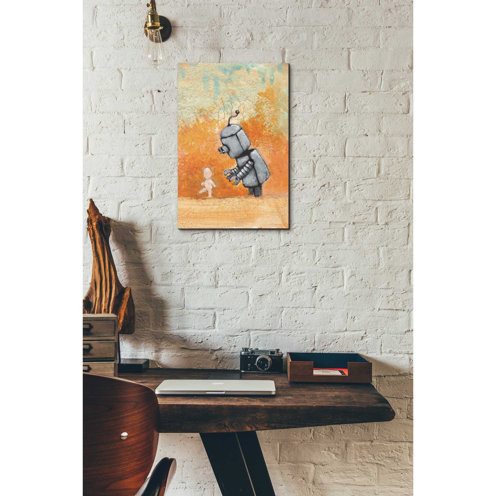 'Bot Baby' by Craig Snodgrass, Canvas Wall Art,12 x 18
