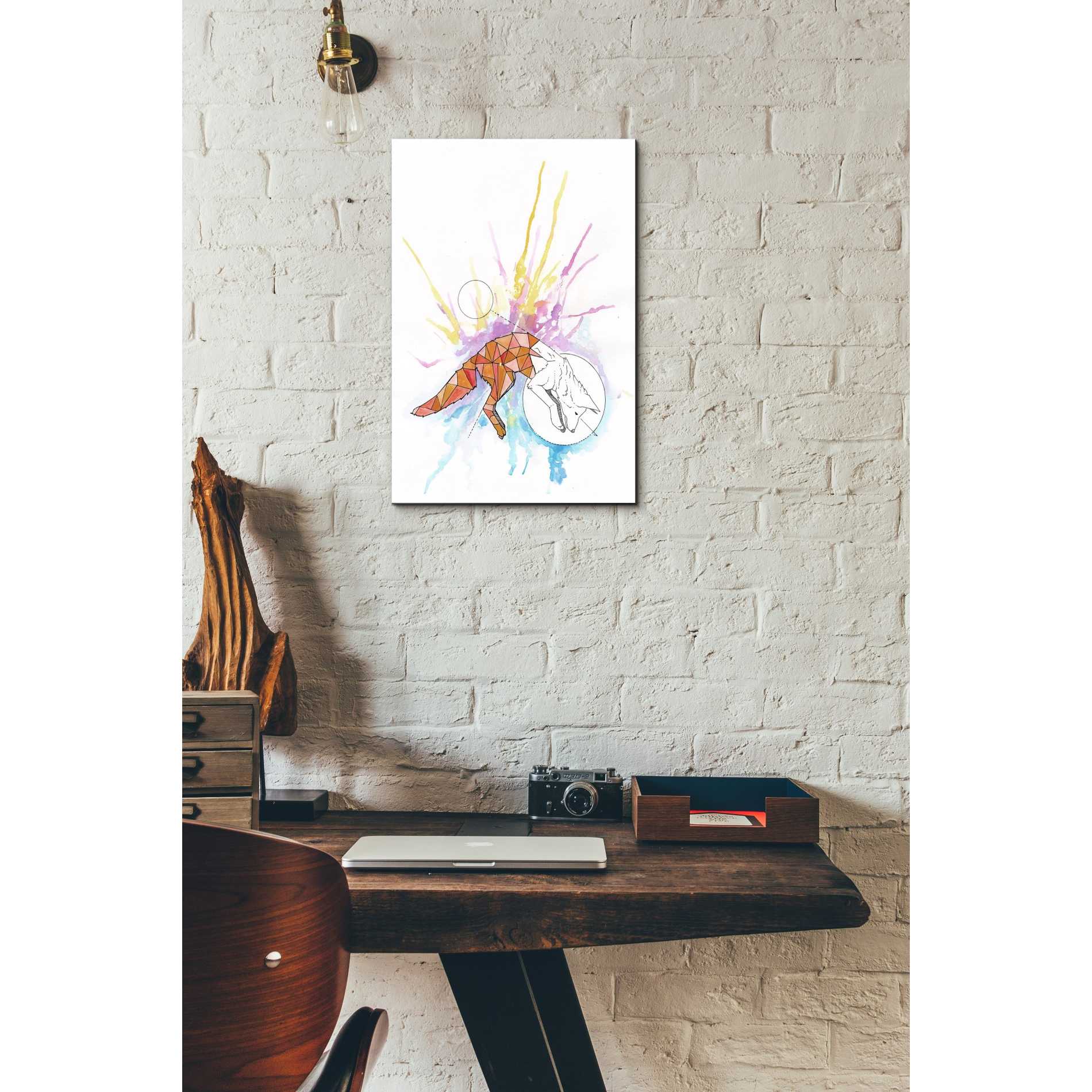 'Fox' by Craig Snodgrass, Canvas Wall Art,12 x 18