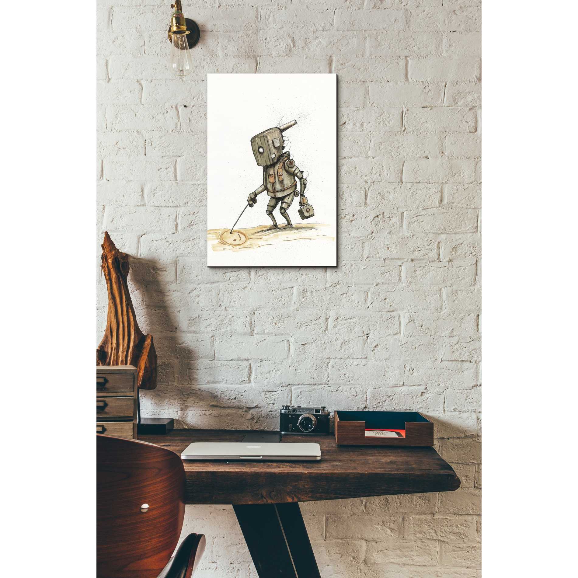 'Ink Bot 3.0' by Craig Snodgrass, Canvas Wall Art,12 x 18