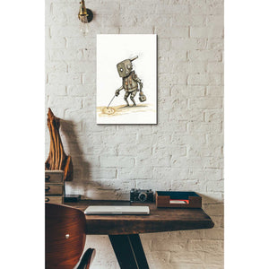 'Ink Bot 3.0' by Craig Snodgrass, Canvas Wall Art,12 x 18