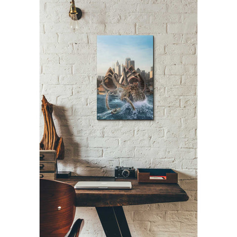 Image of 'Catch of His Life' Canvas Wall Art,12 x 18