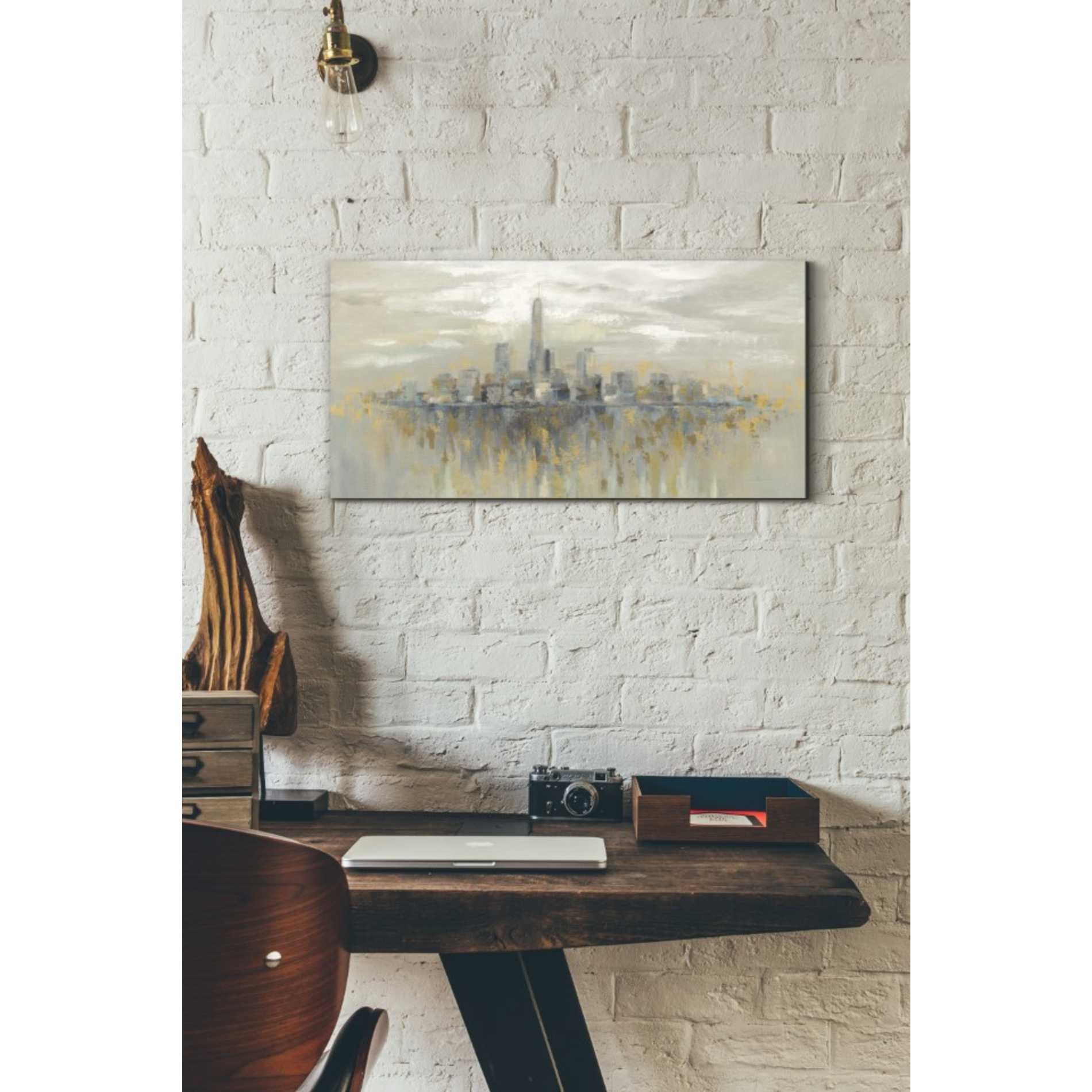 'Manhattan Fog' by Silvia Vassileva, Canvas Wall Art,12 x 24