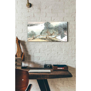 'A Stroll Along the Riverbank' by River Han, Canvas Wall Art,12 x 24