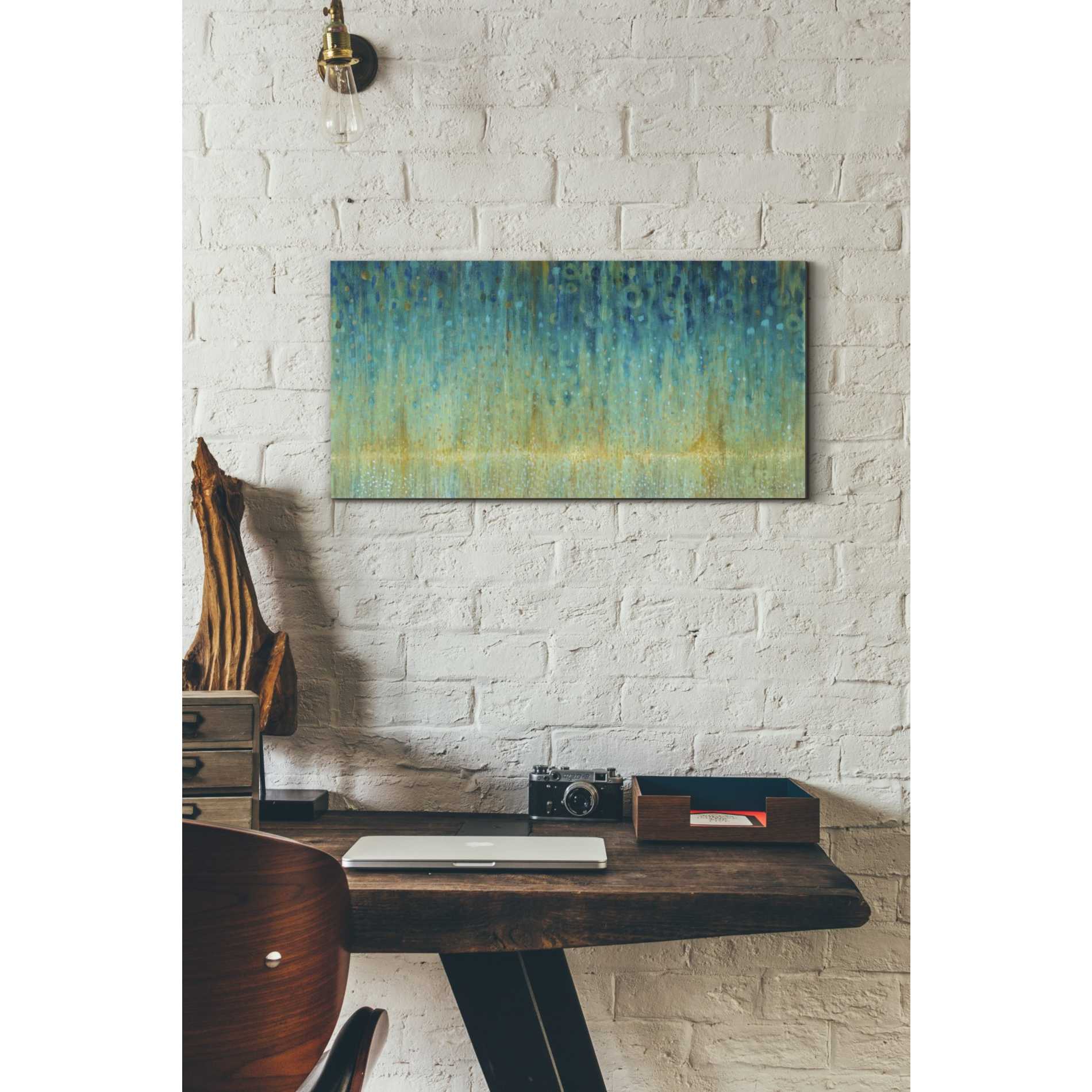 'Rain Abstract I Panel' by Danhui Nai, Canvas Wall Art,12 x 24