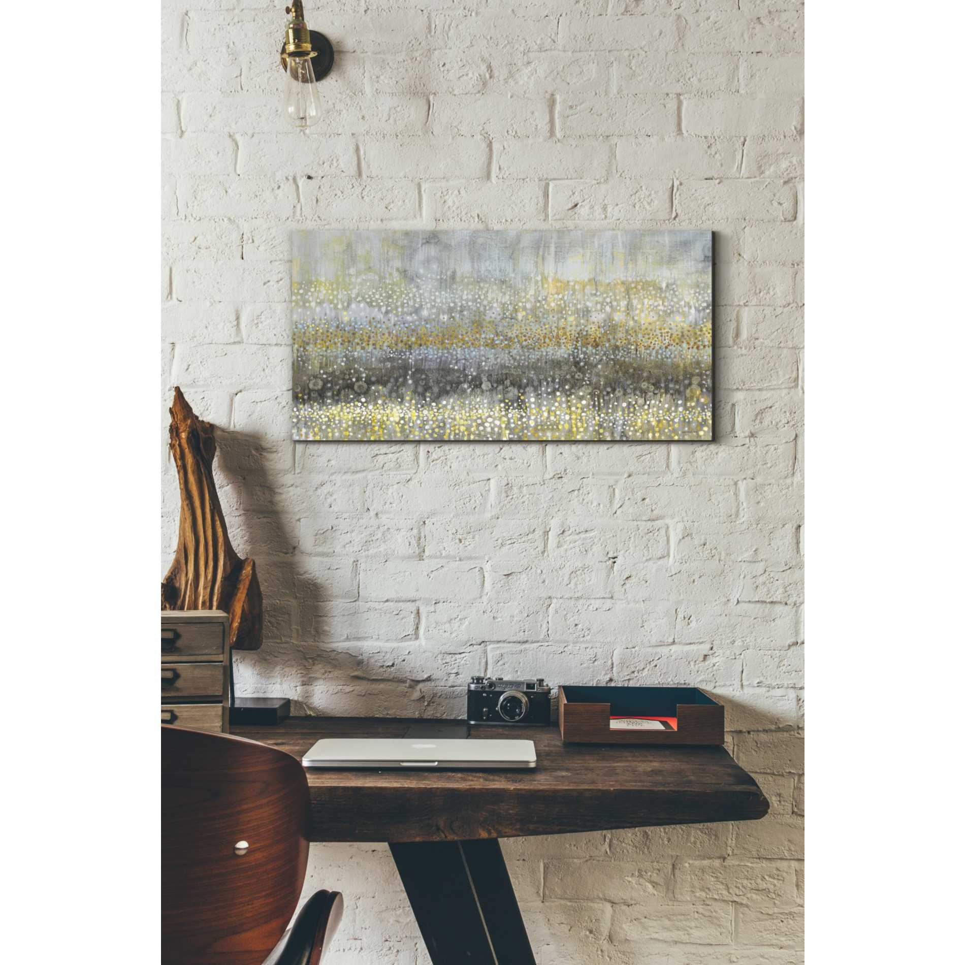 'Rain Abstract II Crop' by Danhui Nai, Canvas Wall Art,12 x 24