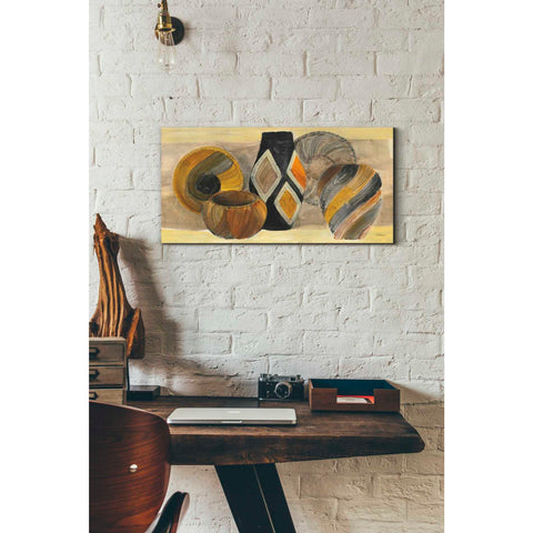 Image of 'Swirling Still Life' by Albena Hristova, Canvas Wall Art,24 x 12