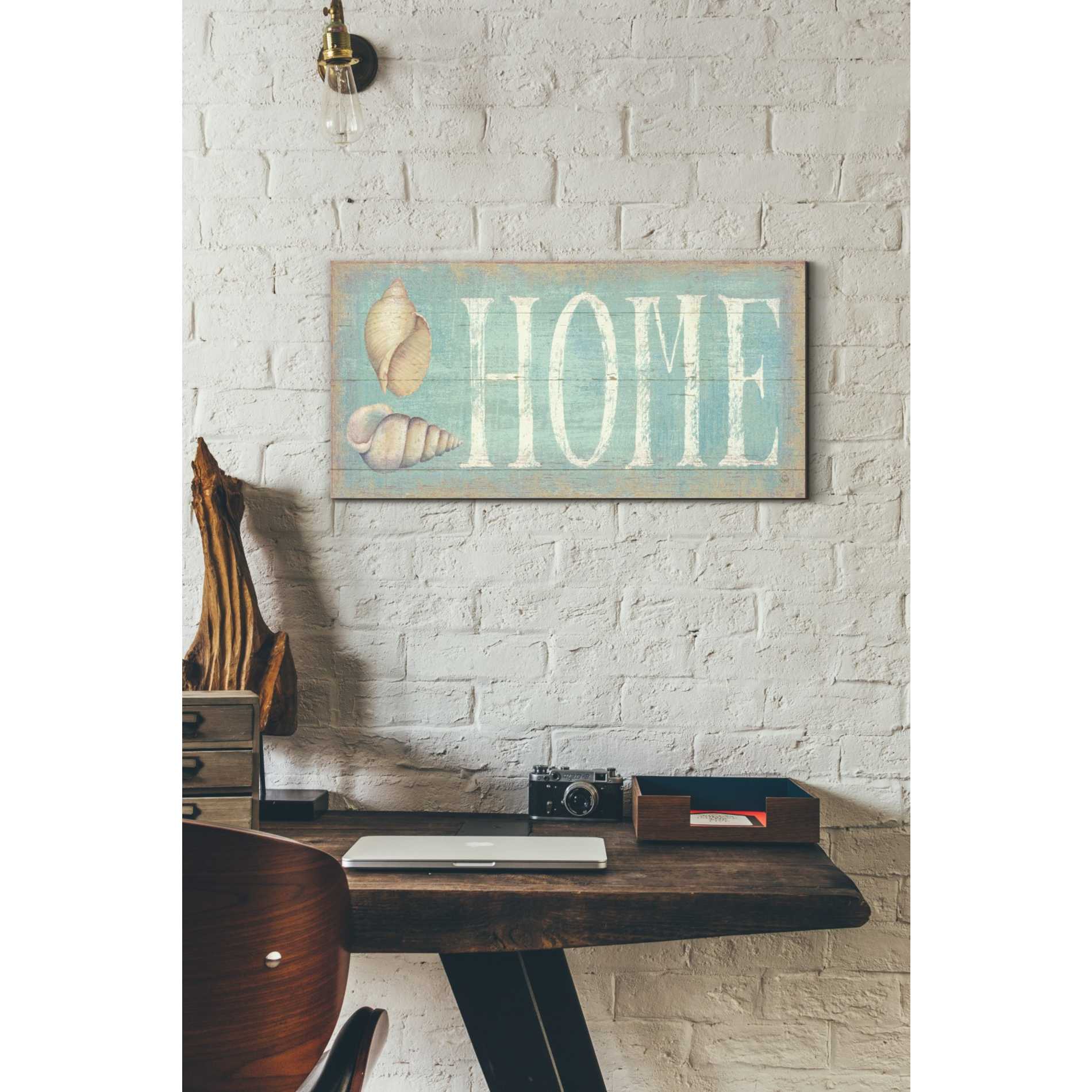 'Pastel Home' by Daphne Brissonet, Canvas Wall Art,12 x 24