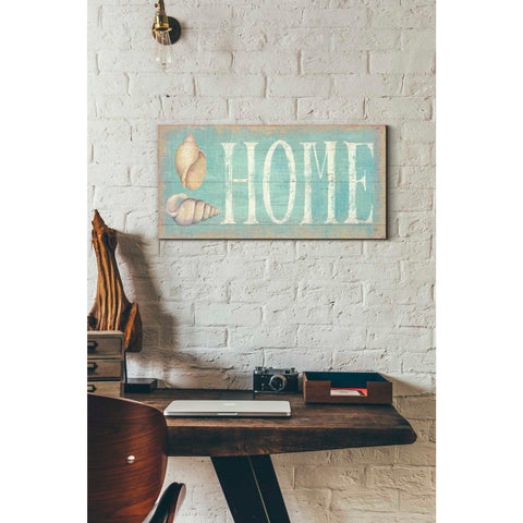 Image of 'Pastel Home' by Daphne Brissonet, Canvas Wall Art,12 x 24