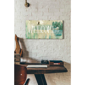 'Waterside Lodge III' by Daphne Brissonet, Canvas Wall Art,12 x 24
