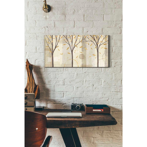 Image of 'Watercolor Forest Gold I' by Veronique Charron, Canvas Wall Art,24 x 12