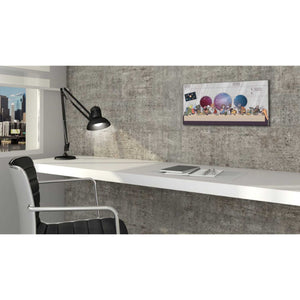 'The Robot's Last Supper' Canvas Wall Art,24 x 12