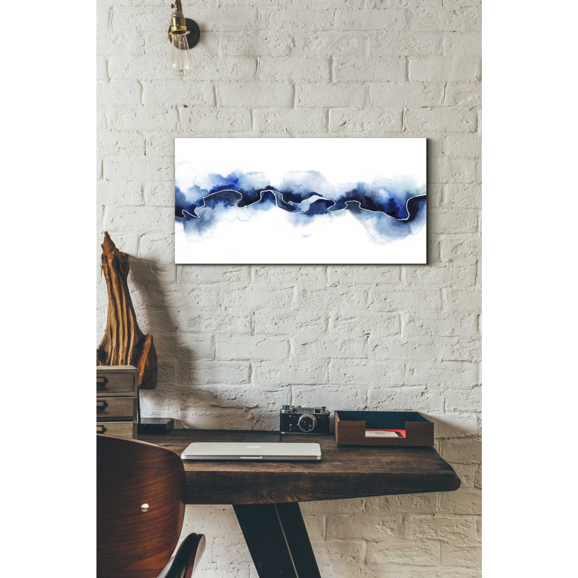 'Glacial Break II' by Grace Popp Canvas Wall Art,24 x 12