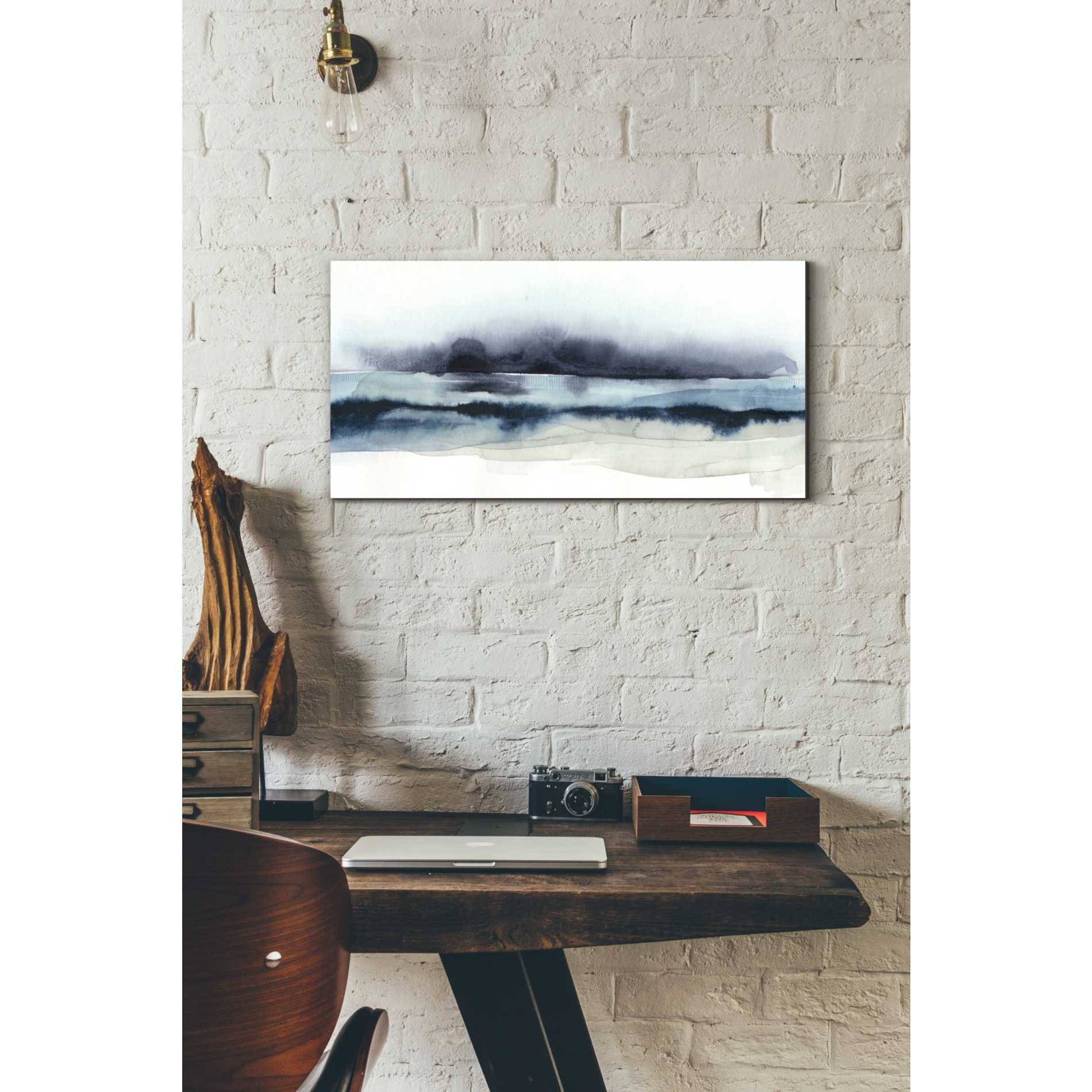 'Stormy Sea I' by Grace Popp Canvas Wall Art,24 x 12