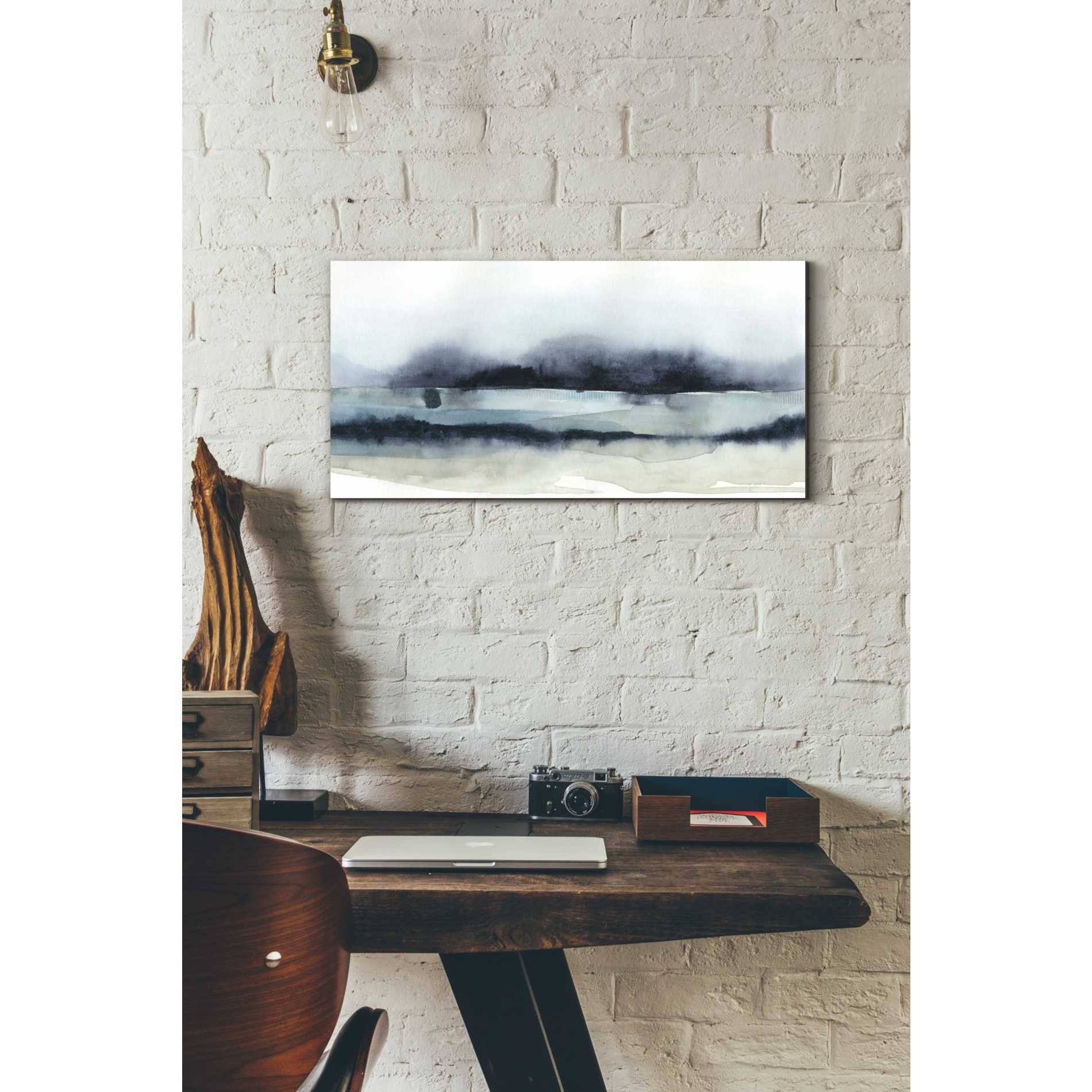 'Stormy Sea II' by Grace Popp Canvas Wall Art,24 x 12