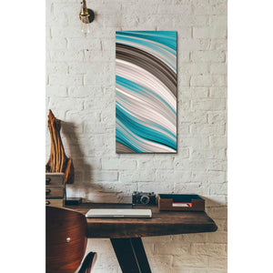 'Aqua Sweep II' by James Burghardt Giclee Canvas Wall Art
