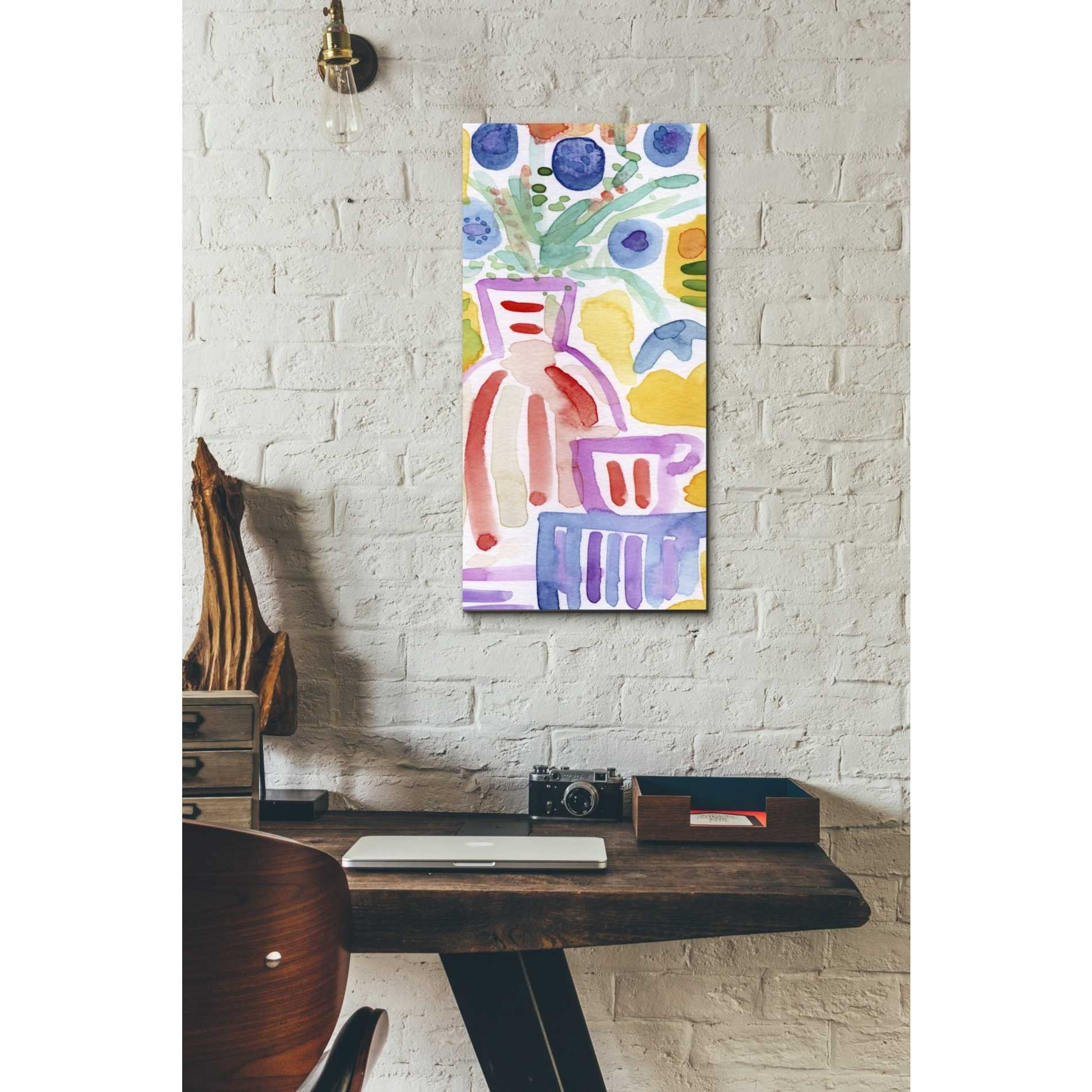 'Corked And Ready' by Linda Woods, Canvas Wall Art,12 x 24