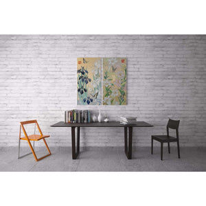 'Iris and Butterfly' by Zigen Tanabe, Giclee Canvas Wall Art