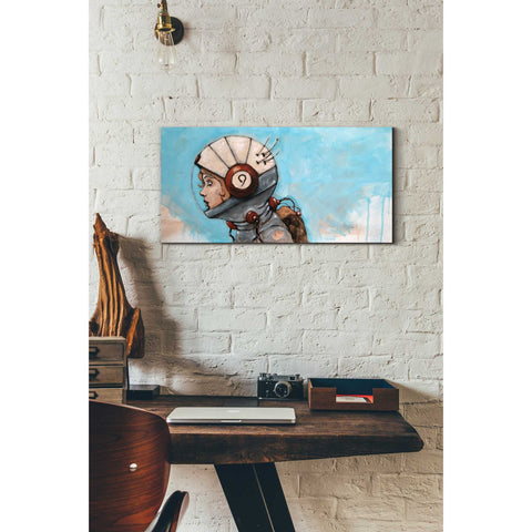 Image of 'Rosie The Rocketeer' by Craig Snodgrass, Canvas Wall Art,12 x 24