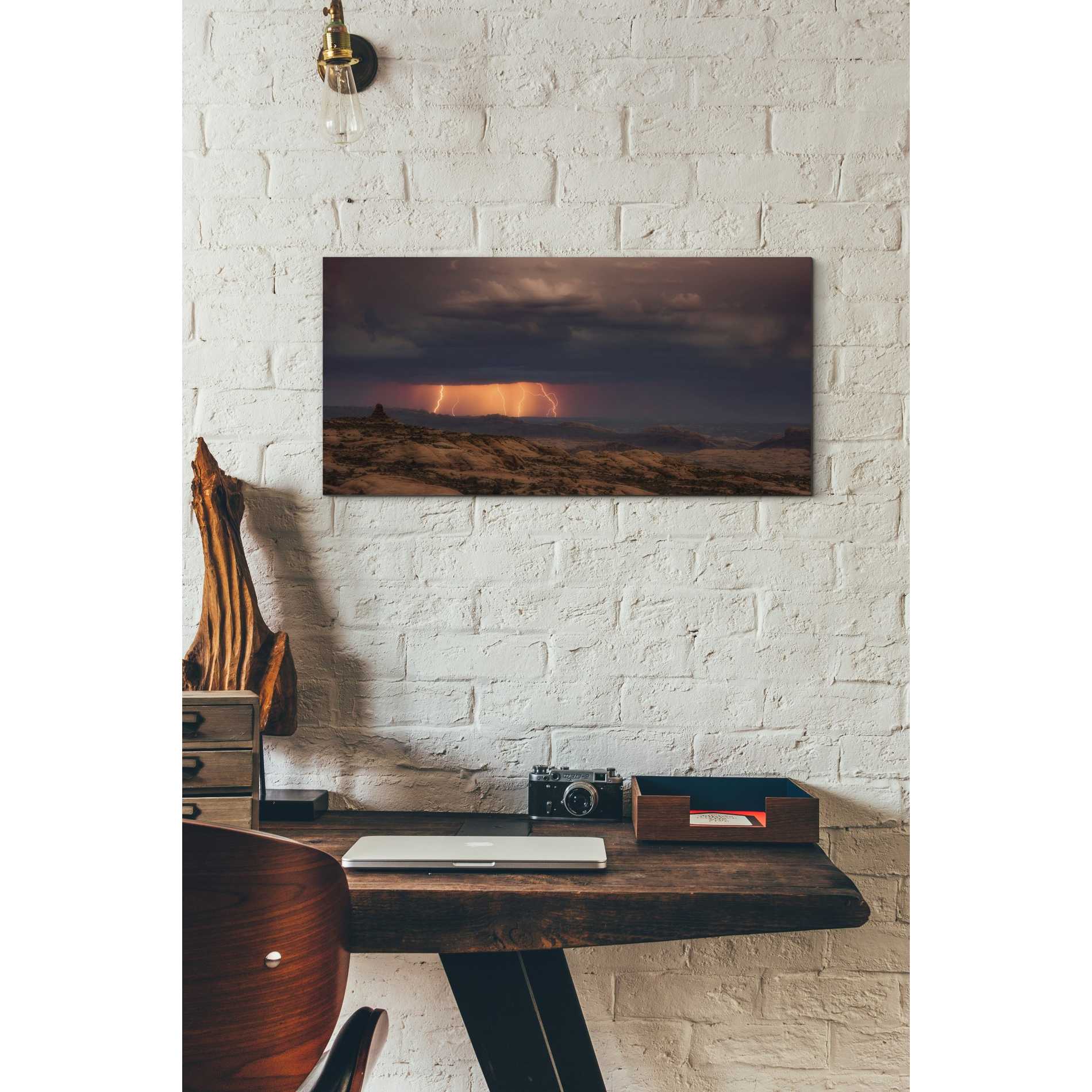 'Arches Light Snow' by Darren White, Canvas Wall Art,12 x 24