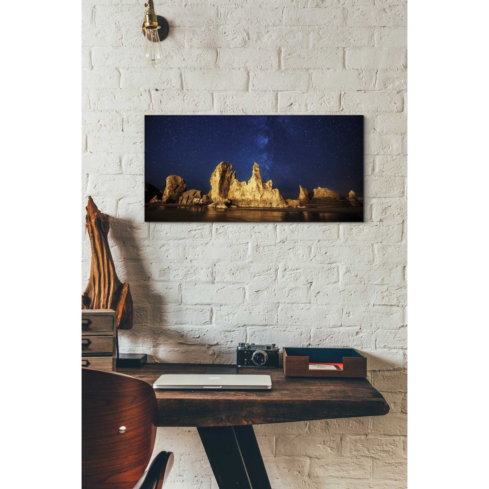 'Oregon Nights' by Darren White, Canvas Wall Art,12 x 24