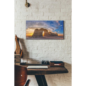 'Kansas Gold' by Darren White, Canvas Wall Art,12 x 24