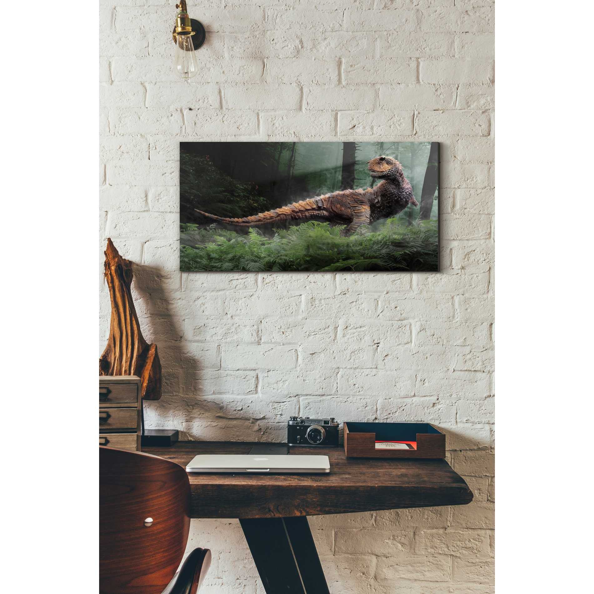 'Carnotaurus' Canvas Wall Art,12 x 24
