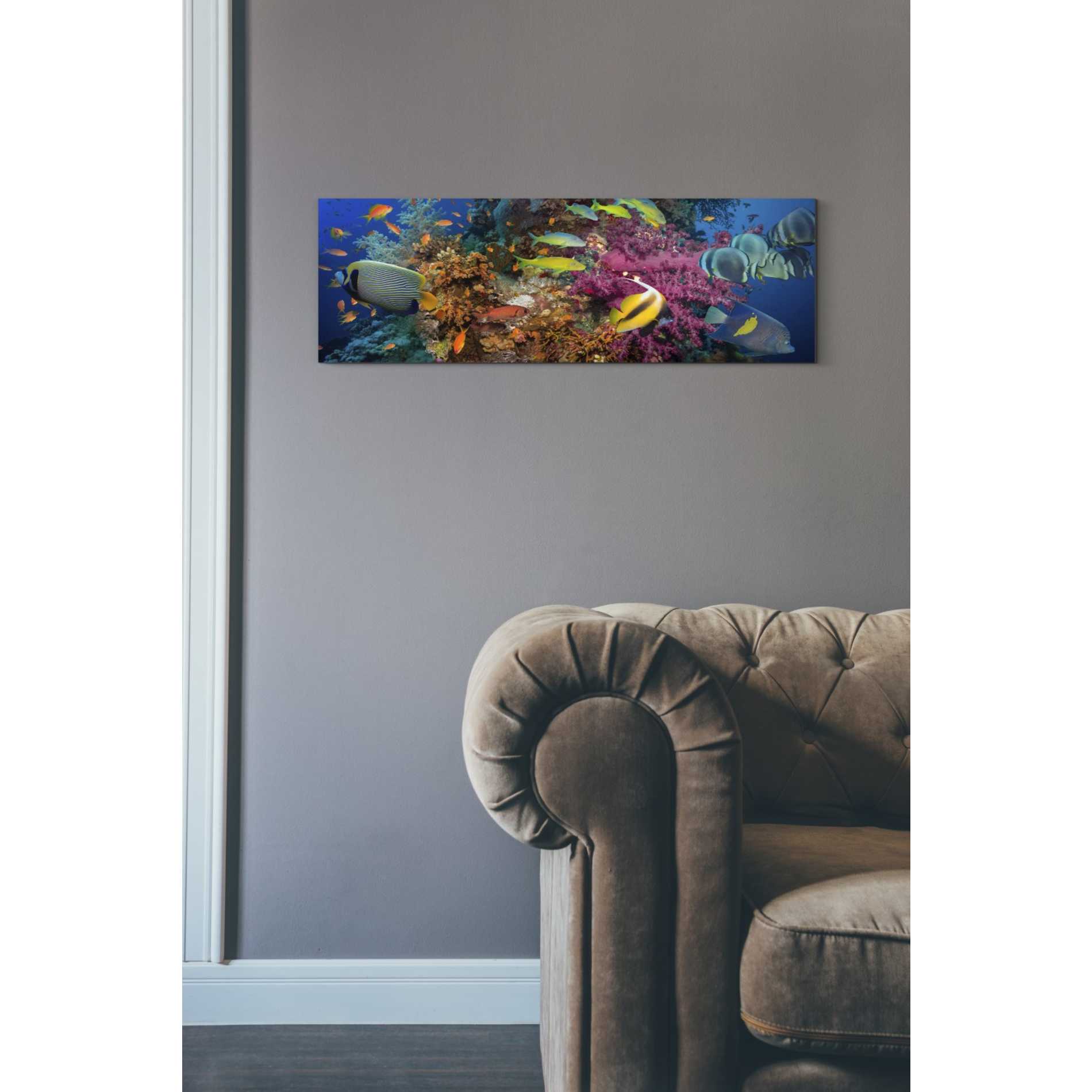 'Passage to Sea' Canvas Wall Art,12 x 36