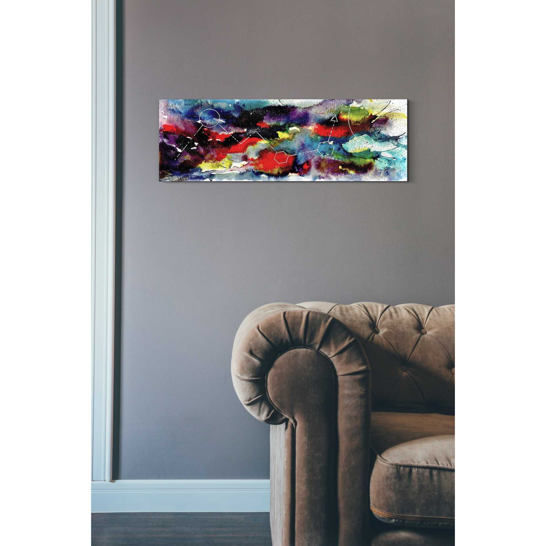 'Watercolor Nebula 2.0' by Craig Snodgrass, Canvas Wall Art,12 x 36