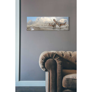 'Brothers in Blood' Canvas Wall Art,12 x 36