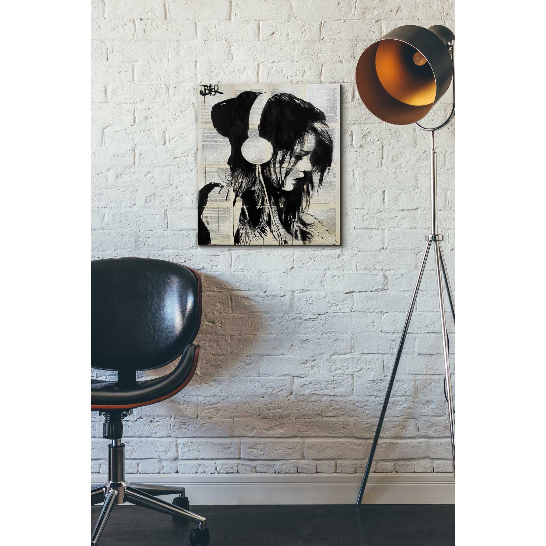 'Melodies Solace' by Loui Jover, Canvas Wall Art,16 x 18