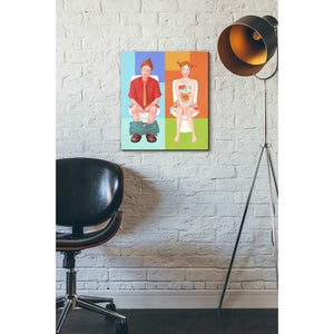 'Boy Meets Girl' by Sai Tamiya, Canvas Wall Art,16 x 18