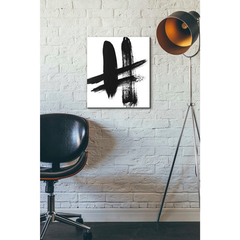 Image of 'Brushstrokes V' by Linda Woods, Canvas Wall Art,16 x 18