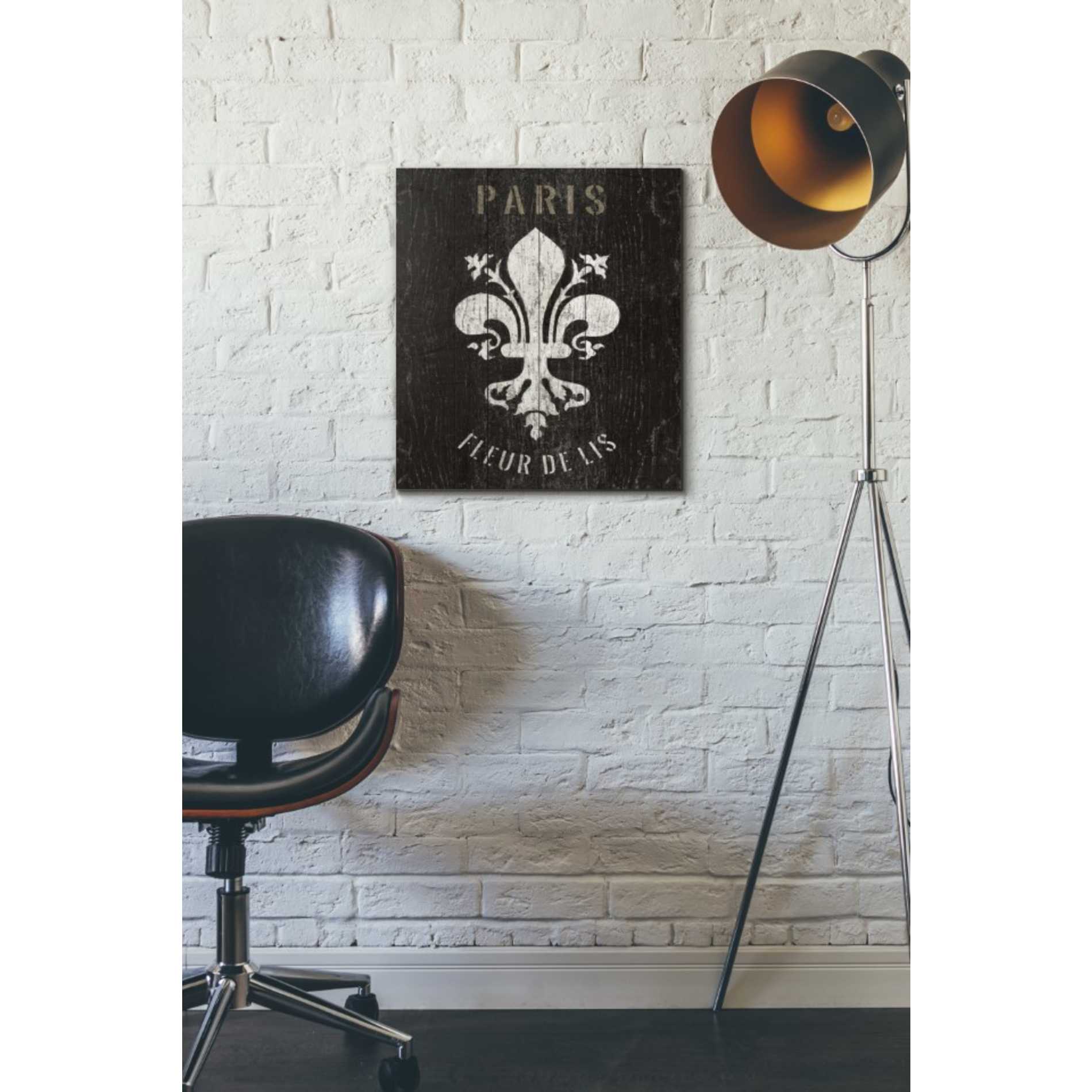'Refurbished Fleur-de-lis' by Wild Apple Portfolio, Canvas Wall Art,16 x 18